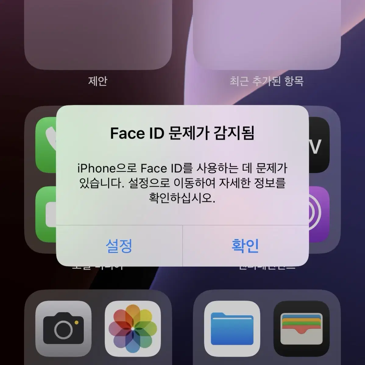 아이폰 12 쌈무그린 팝니다 (Face ID X)