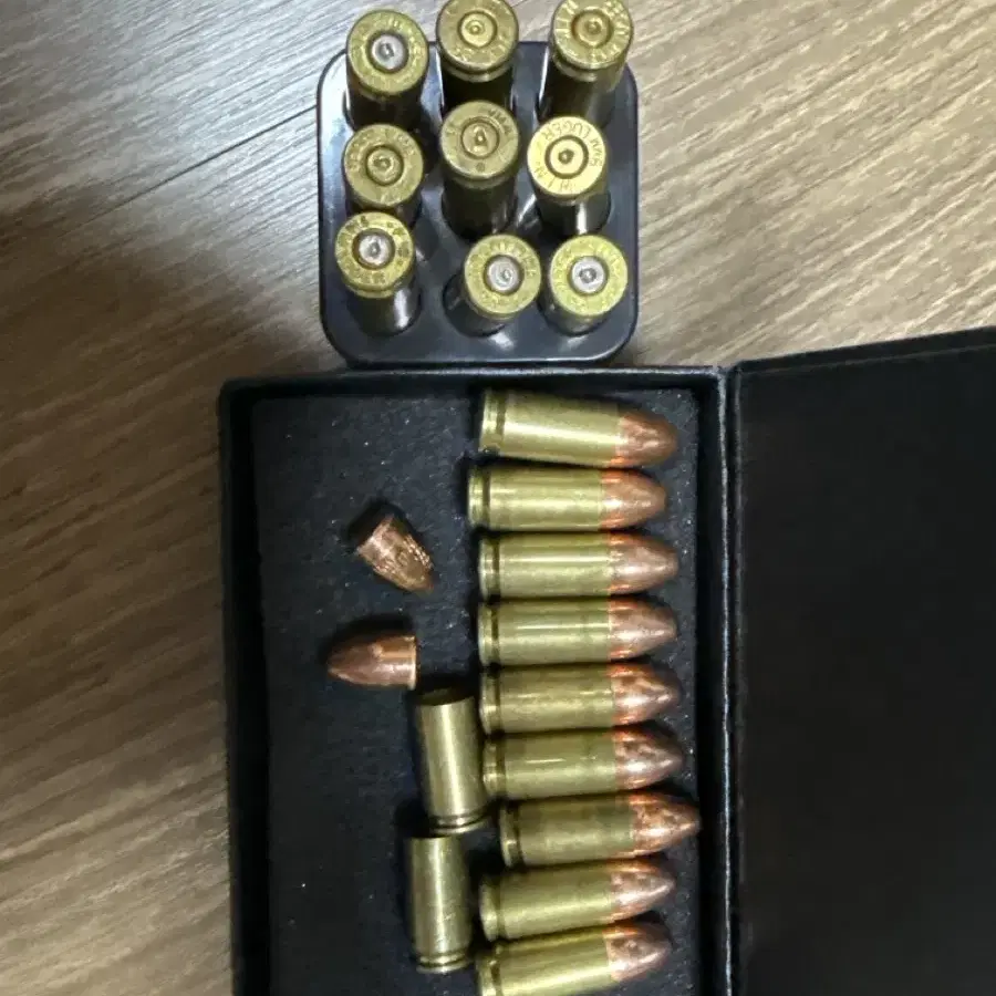 더미탄9mm 실제 탄피 실제 탄두