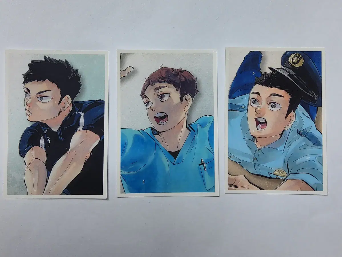 Haikyuu Iwaizumi, Hirugami, Sawamura Paper Photocards