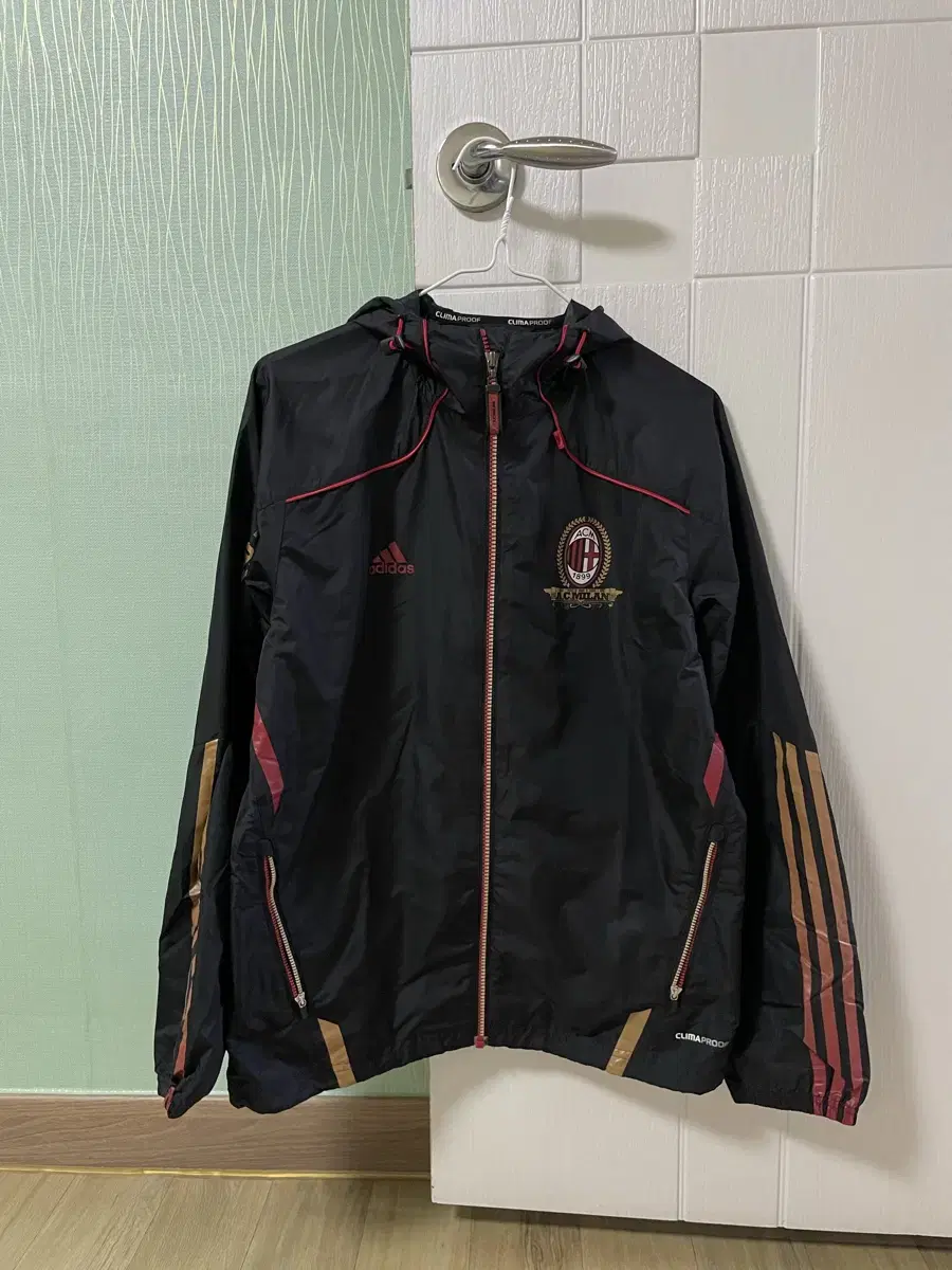 Adidas AC Milan Soccer Windbreaker