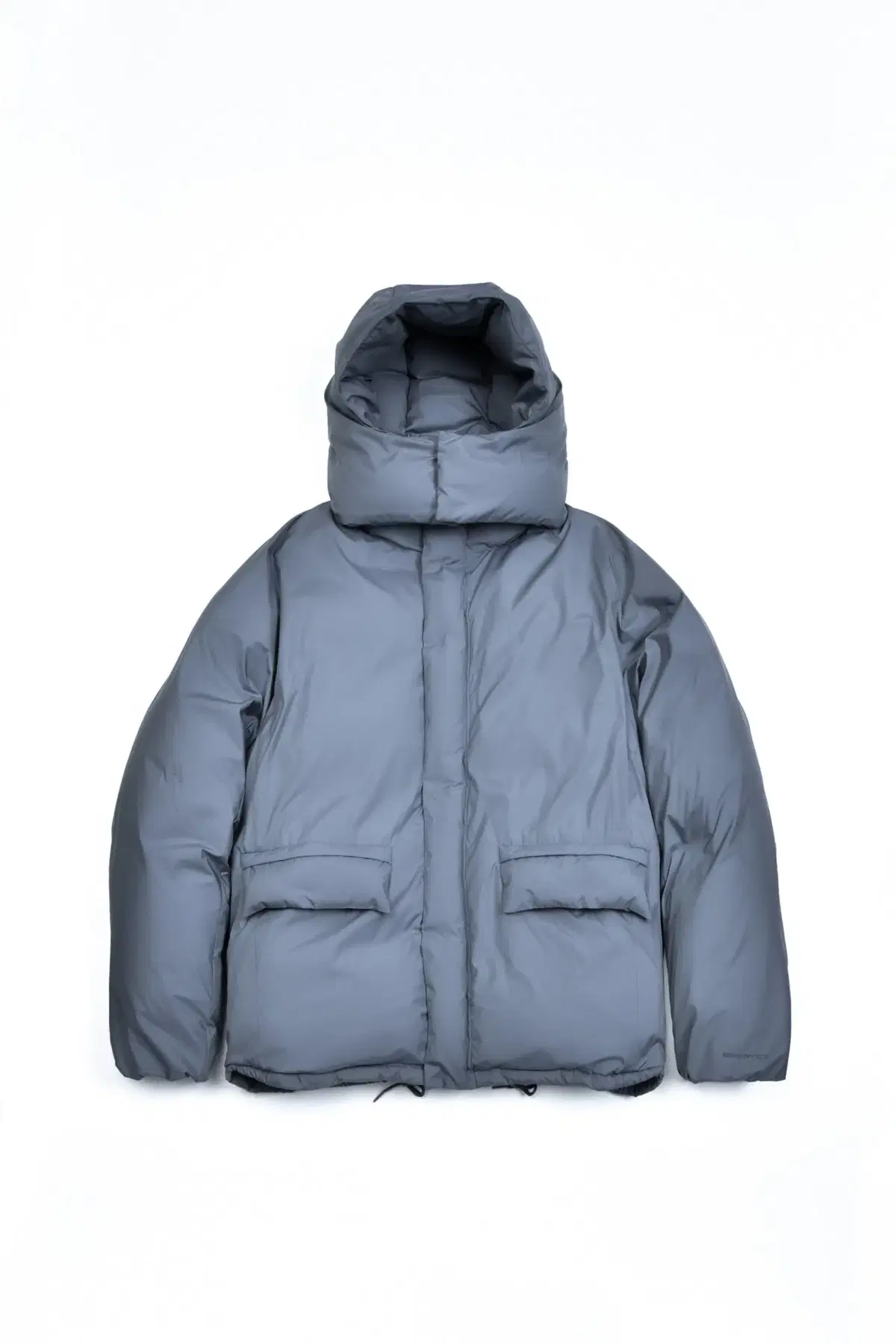 [5]Brownfield Utility Goose Down Parka Blue-Grey Padded