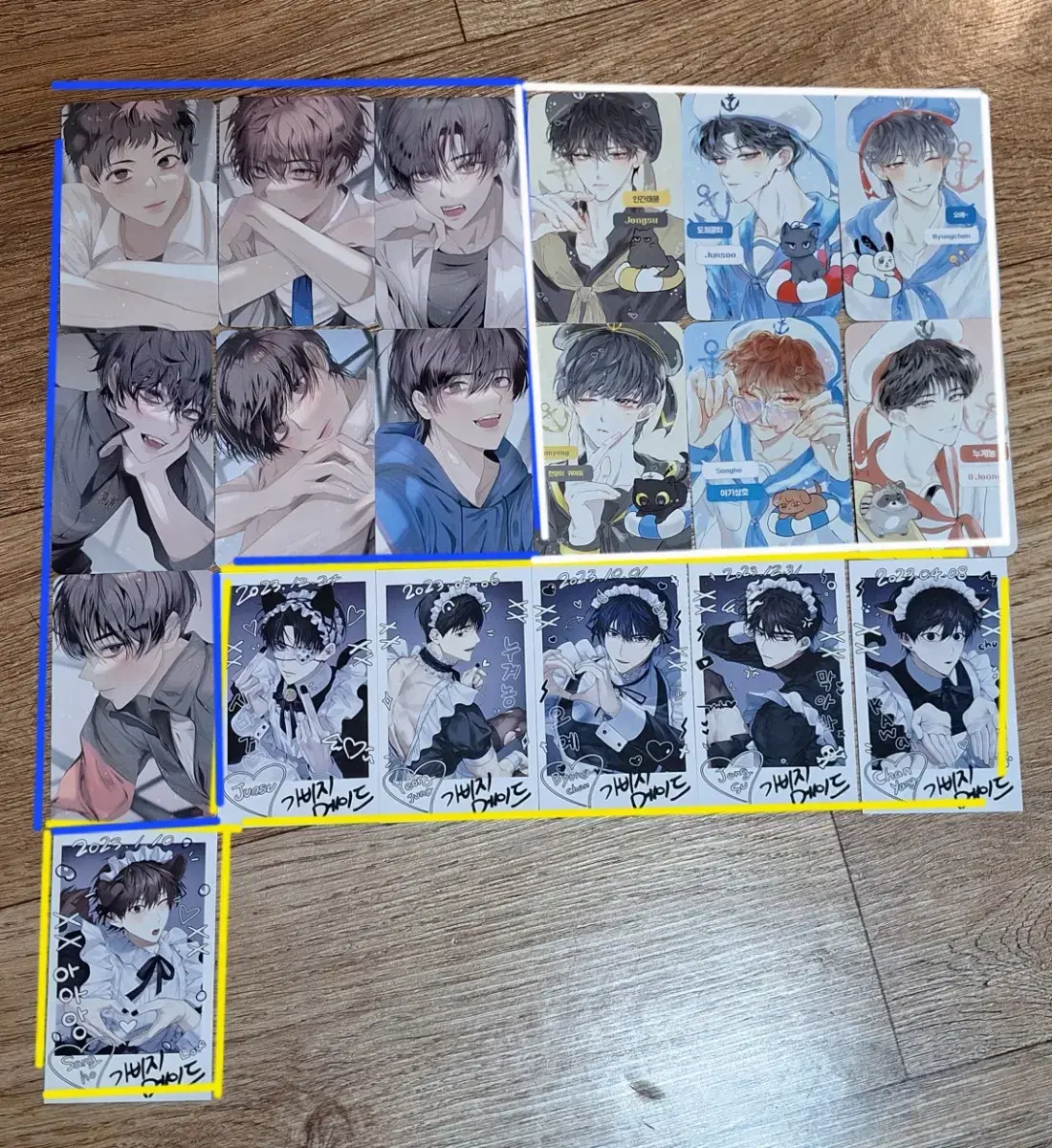 GarbageTime Gakta unofficial goods photocard TransparentPhotocard sticker Tibbutibbut bulk WTS