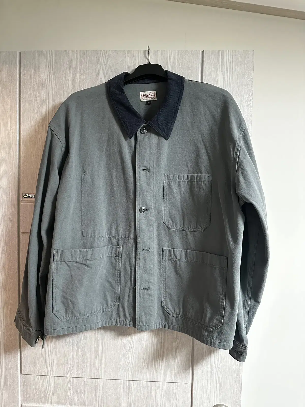 Duterte Canvas Chore Jacket Cadet Blue