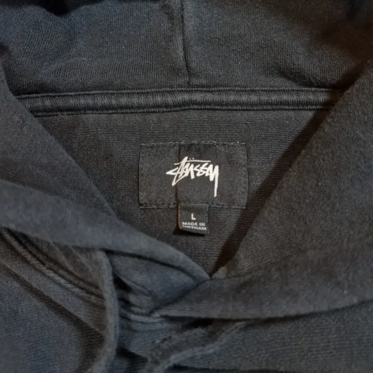 STUSSY 스투시 스몰 로고 후드티