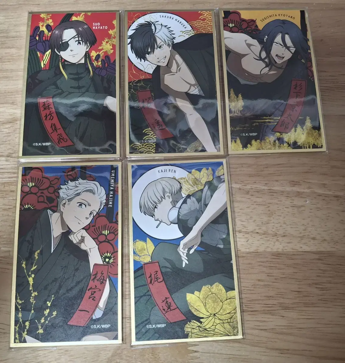 Winbre Mini Color Paper bulk wts (Suo/Sakura/Sugishita/Kaji/Umemiya)