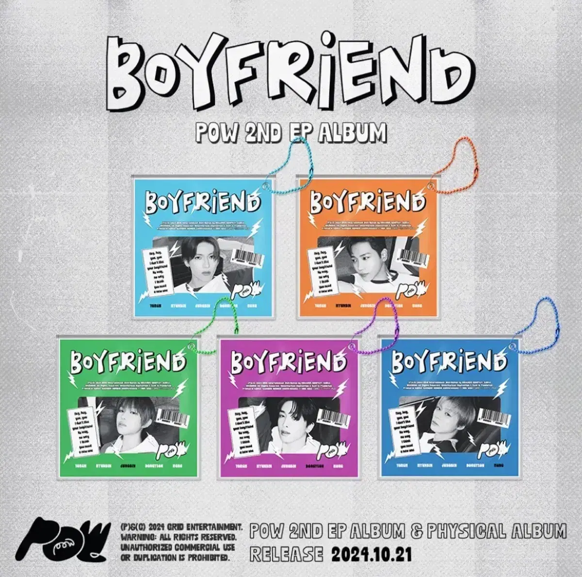 POW Boyfriend sealed album