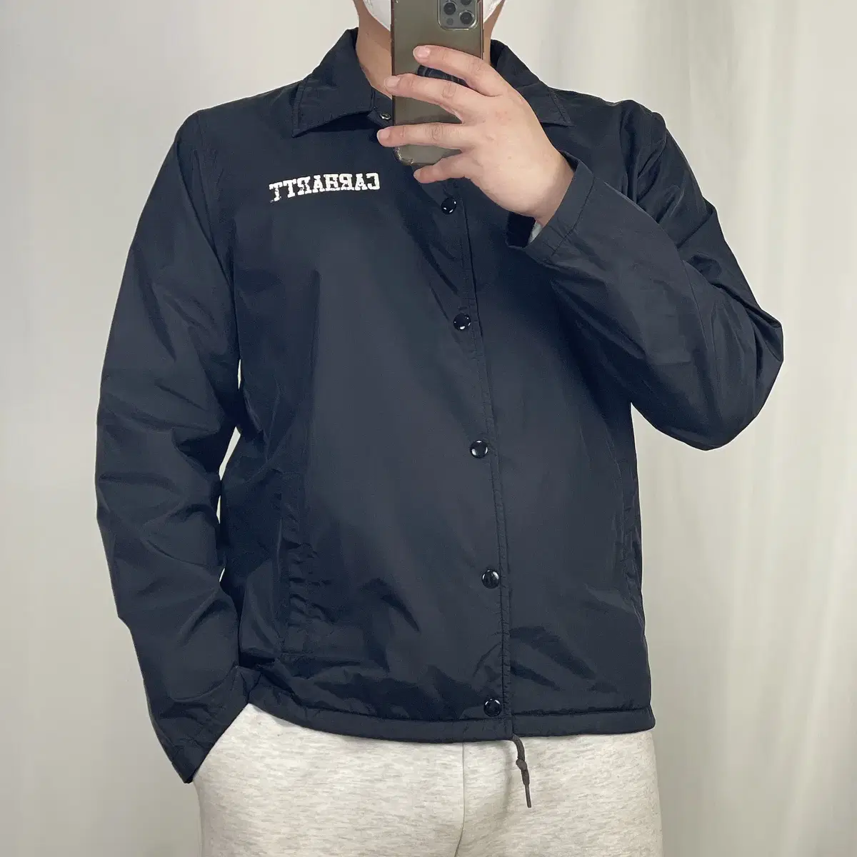 Calhart WIP Black Coach Jacket L .241116