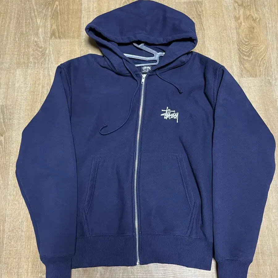 Stussy Basic Stussy Zip Hoodie Navy 2022