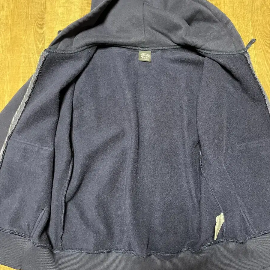 Stussy Basic Stussy Zip Hoodie Navy 2022