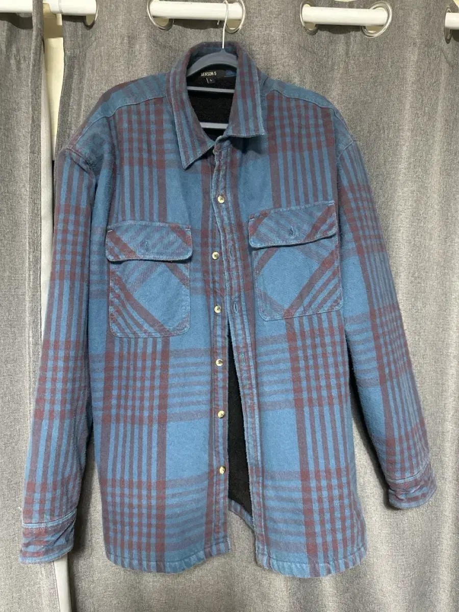 E.JI Season 5 Classic Flannel Check Shirt Jacket