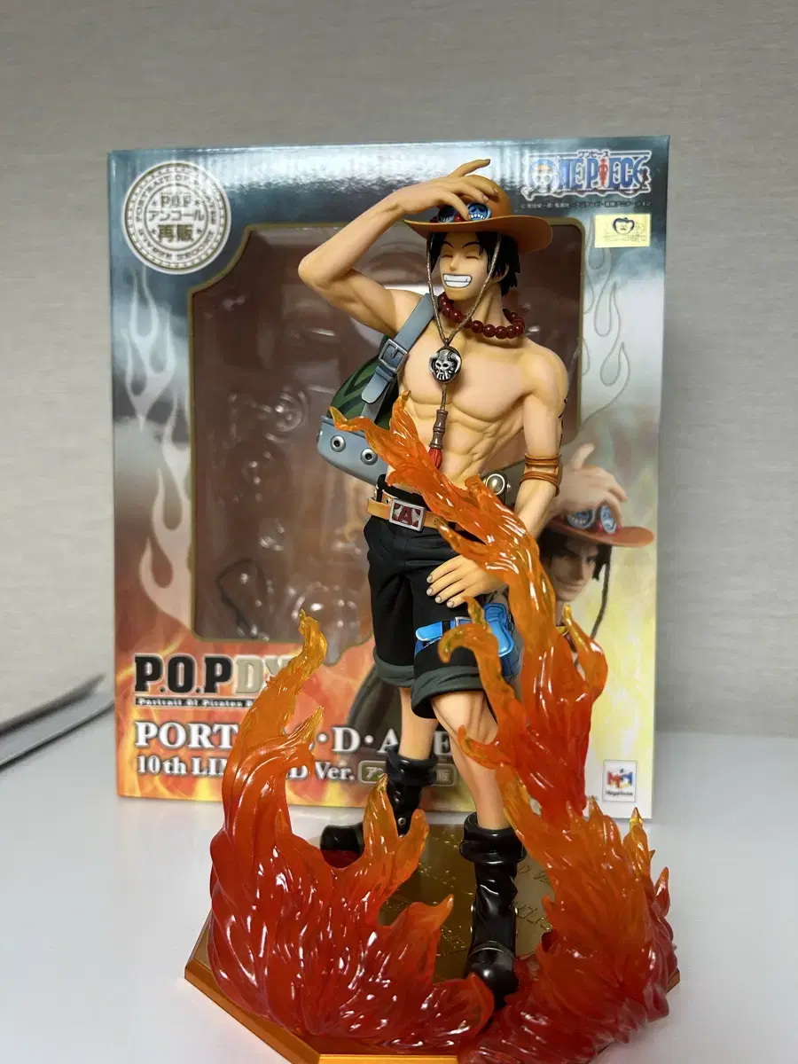 ONEPIECE POP 10th Anniversary Ace + Burning Flame Horne Effect Red