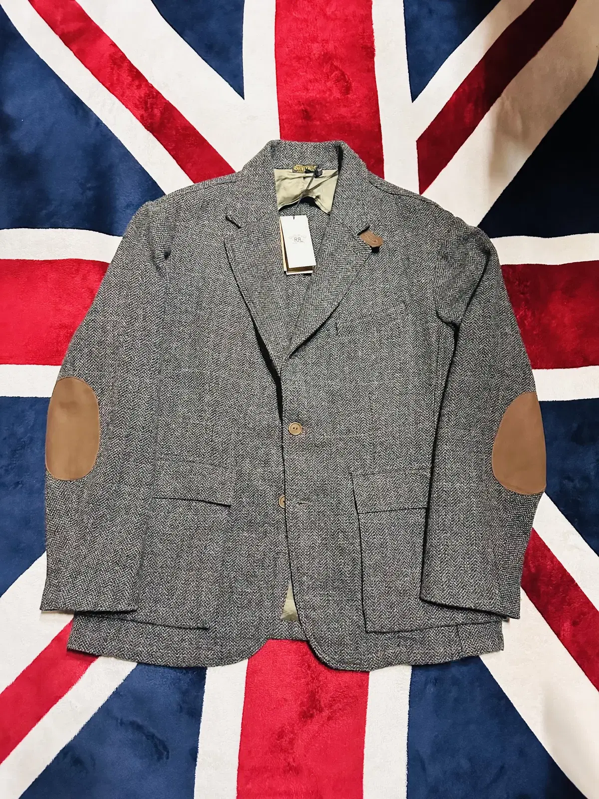 RRL(double l)/herringbone blazer/XL size new for sale.