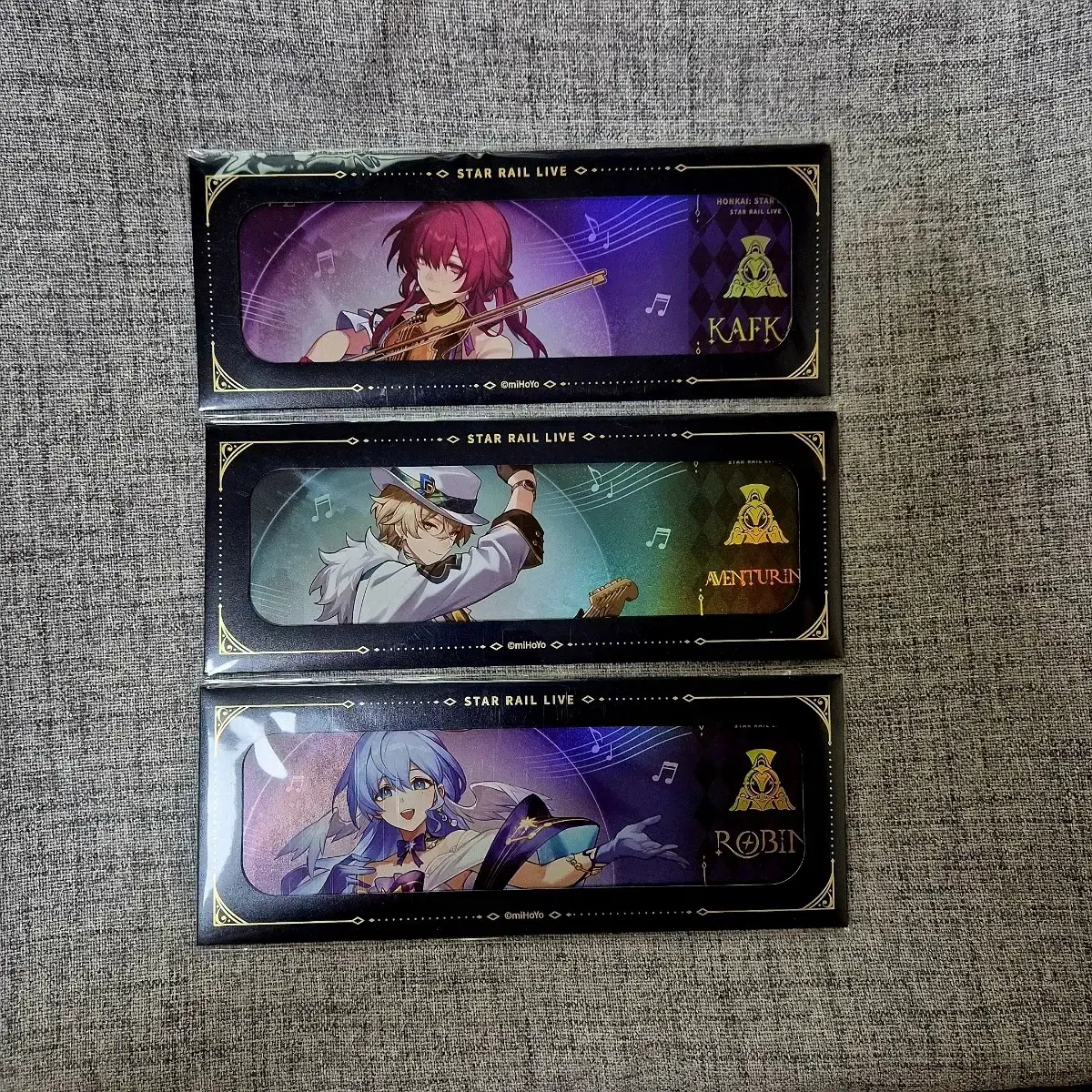 Star Rail Kafka's Aventurine Robin Performance Ticket Official Goods Set for sale (unsealed)