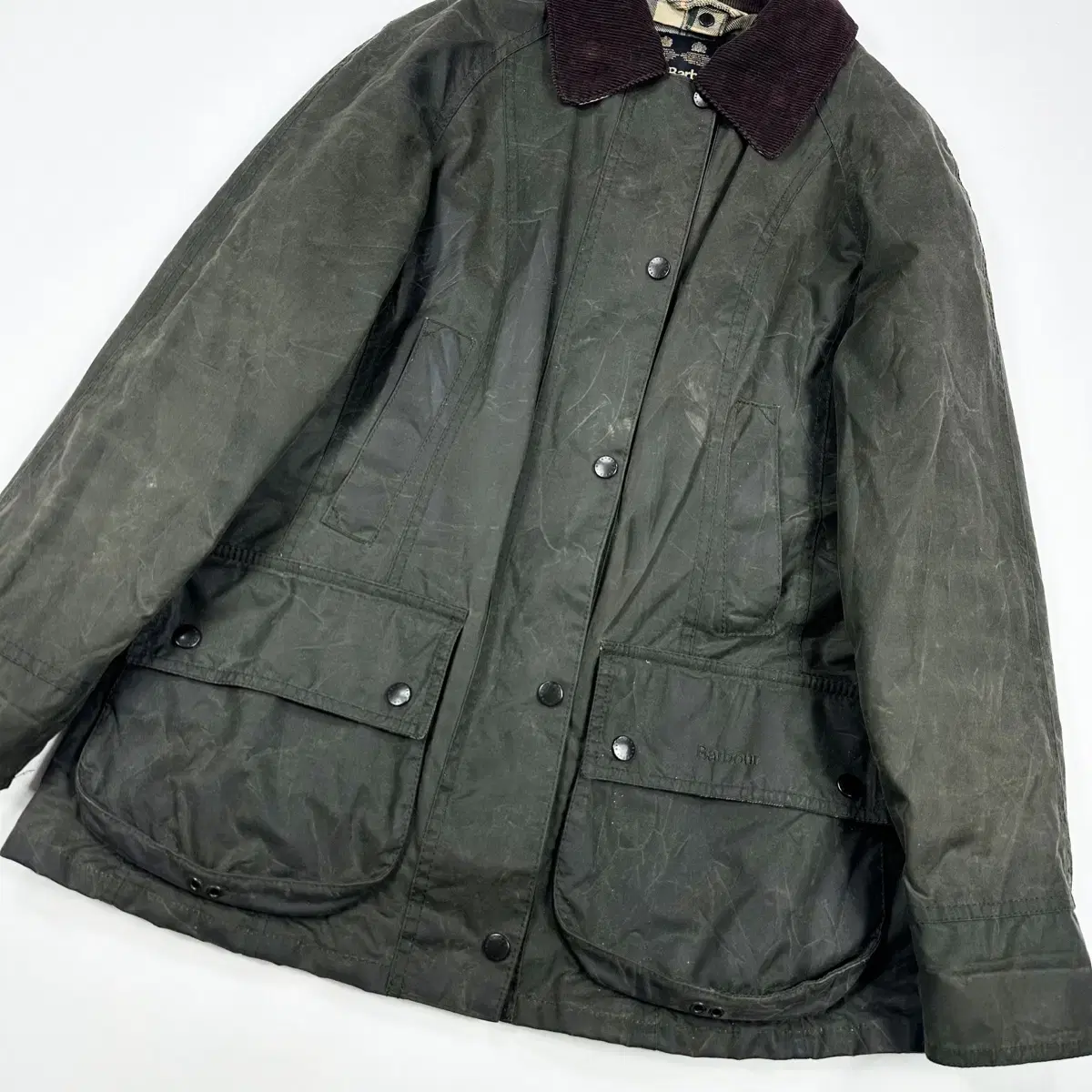 (UK8) Barbour 클래식 비드넬 여성 왁스 자켓