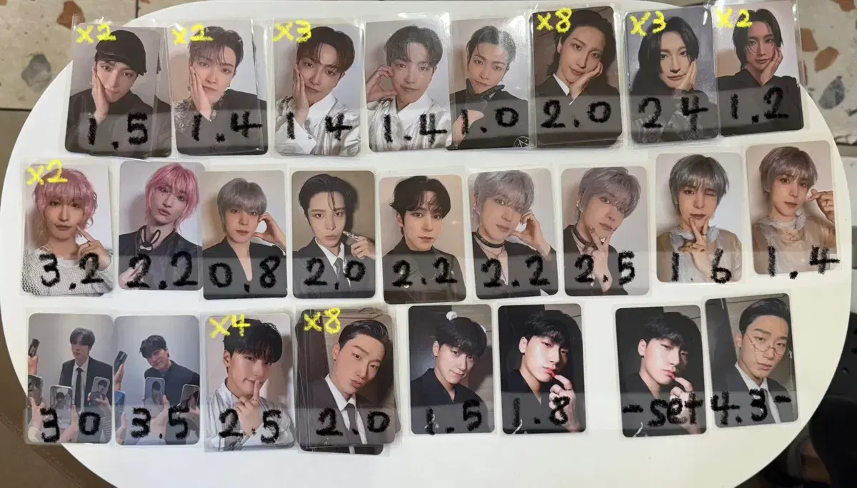 ateez pop up ld photocard apple music seonghwa hongjoong san wooyoung mingi yunho