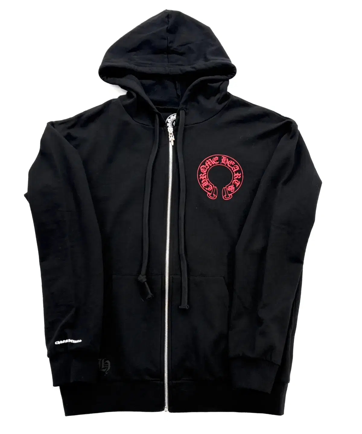 Chrome Hearts Horseshoe Documentary Hoodie Black/Red L