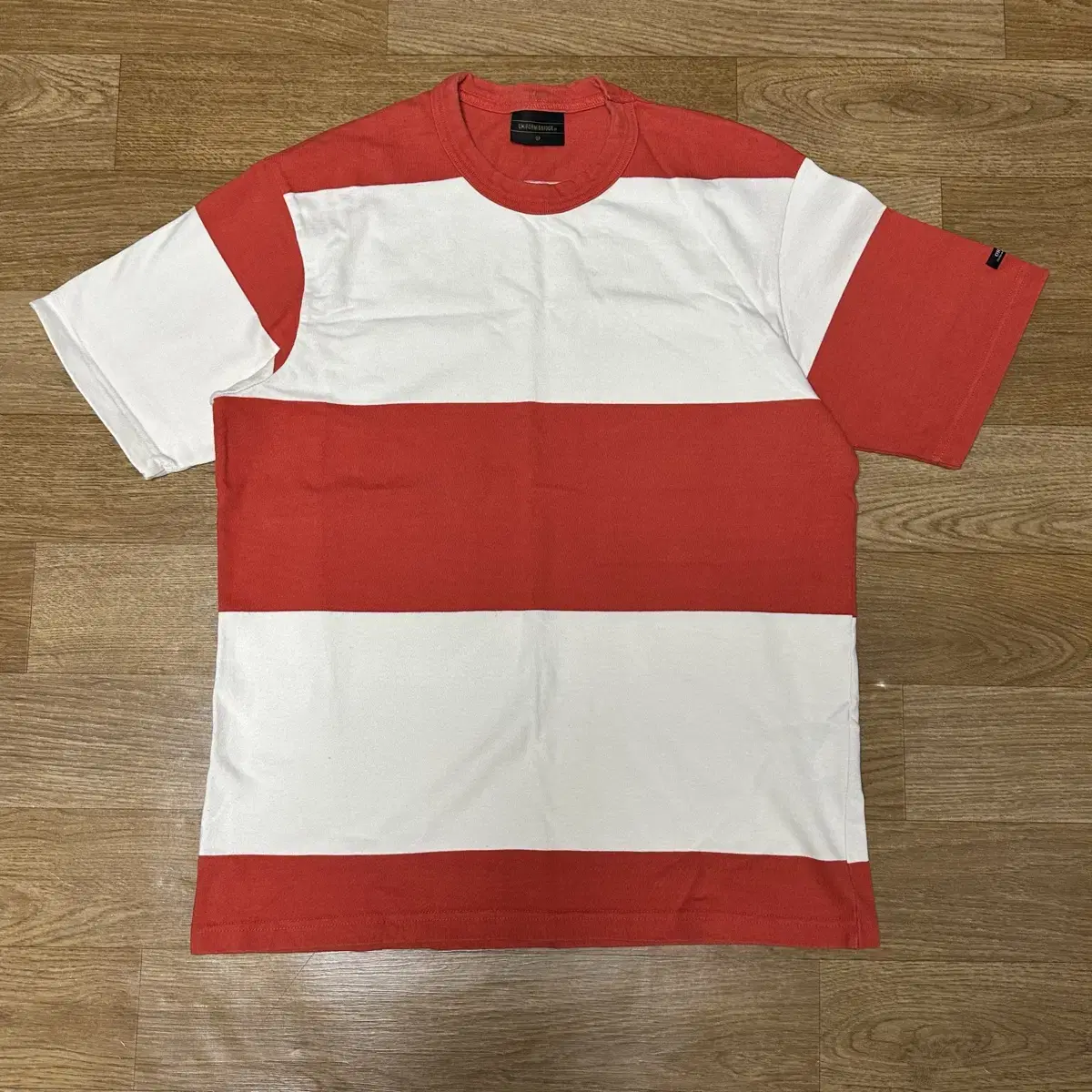 M UniformBridge Stripe Short Sleeve Tee Orange