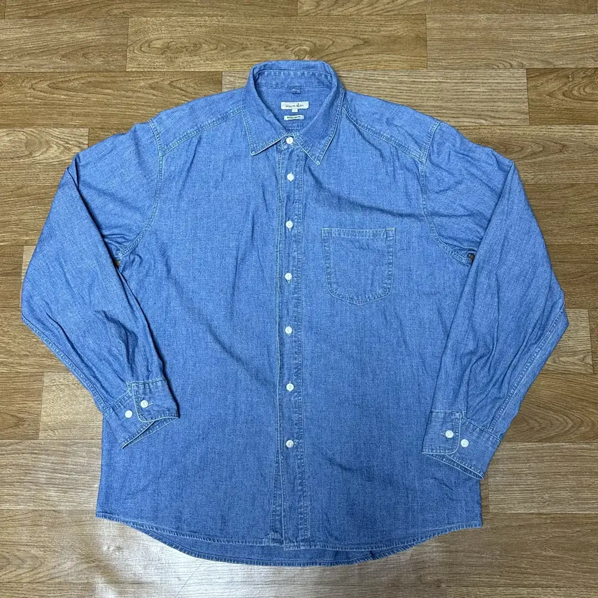 L Steven Alan Selvedge Denim Shirt