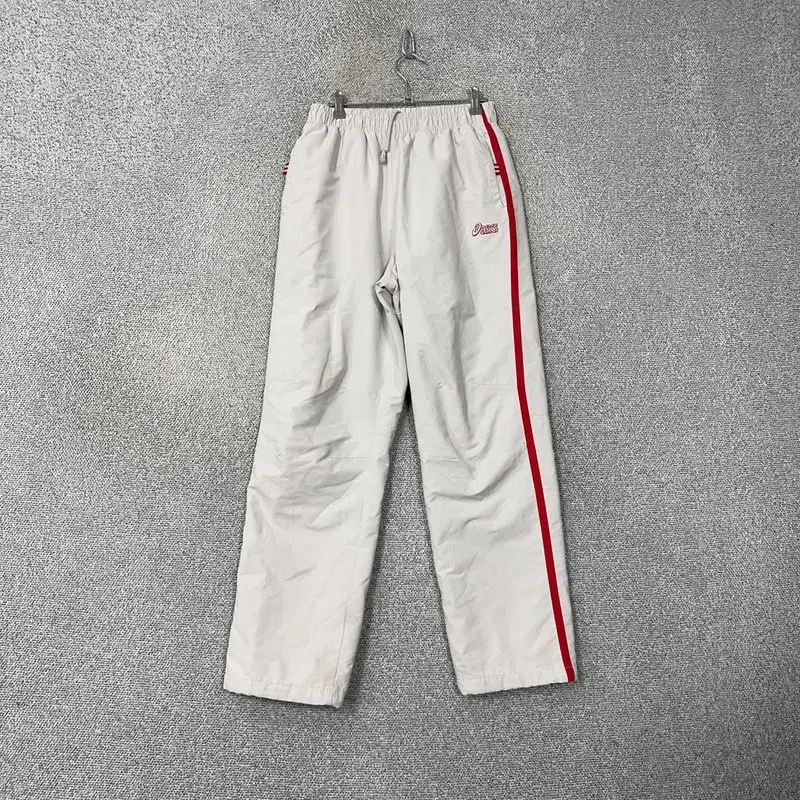 Asics Vintage Light Grey Woven Trousers 95