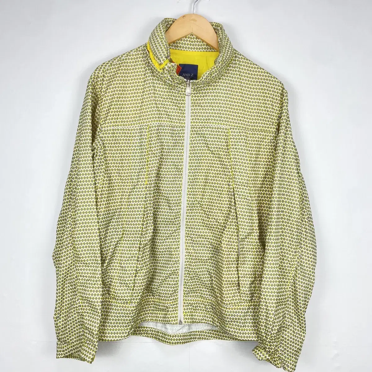 Jia Men's Patterned Windbreaker Size 110