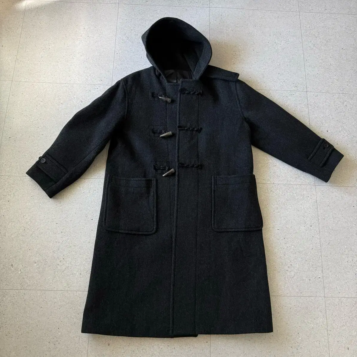 Blankroom Duffel Coat Charcoal