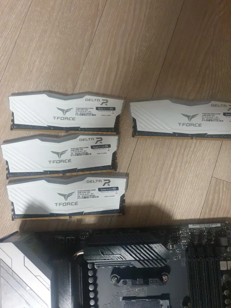 5950x cpu & 팀그룹 ddr4 16기가 4개 64기가