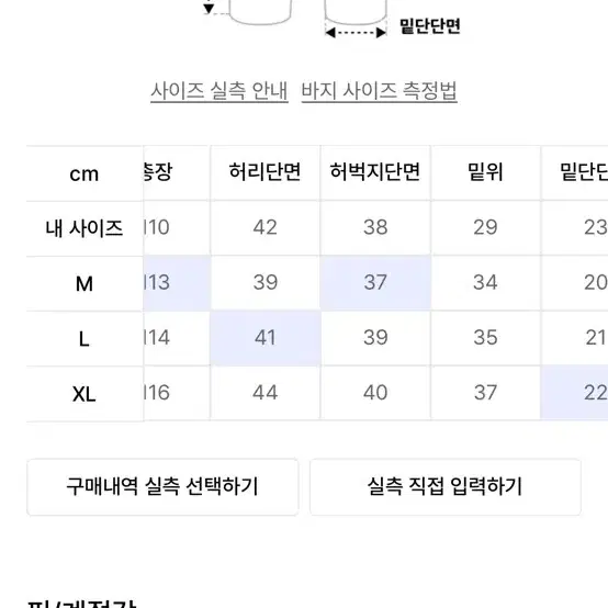 (L) 비에스래빗 미드90 배기데님팬츠 라이트 블루