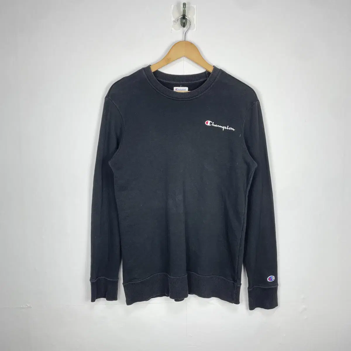 Champion Men's Crew Neck Long Sleeve Tee Small