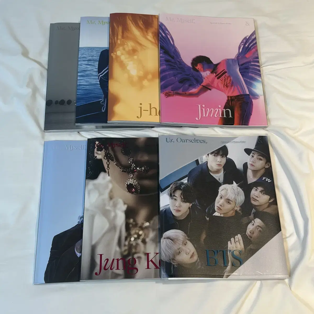 BTS (bulk) photobook Namjoon Seokjin Hoseok jimin Taehyung's group B-MySelf