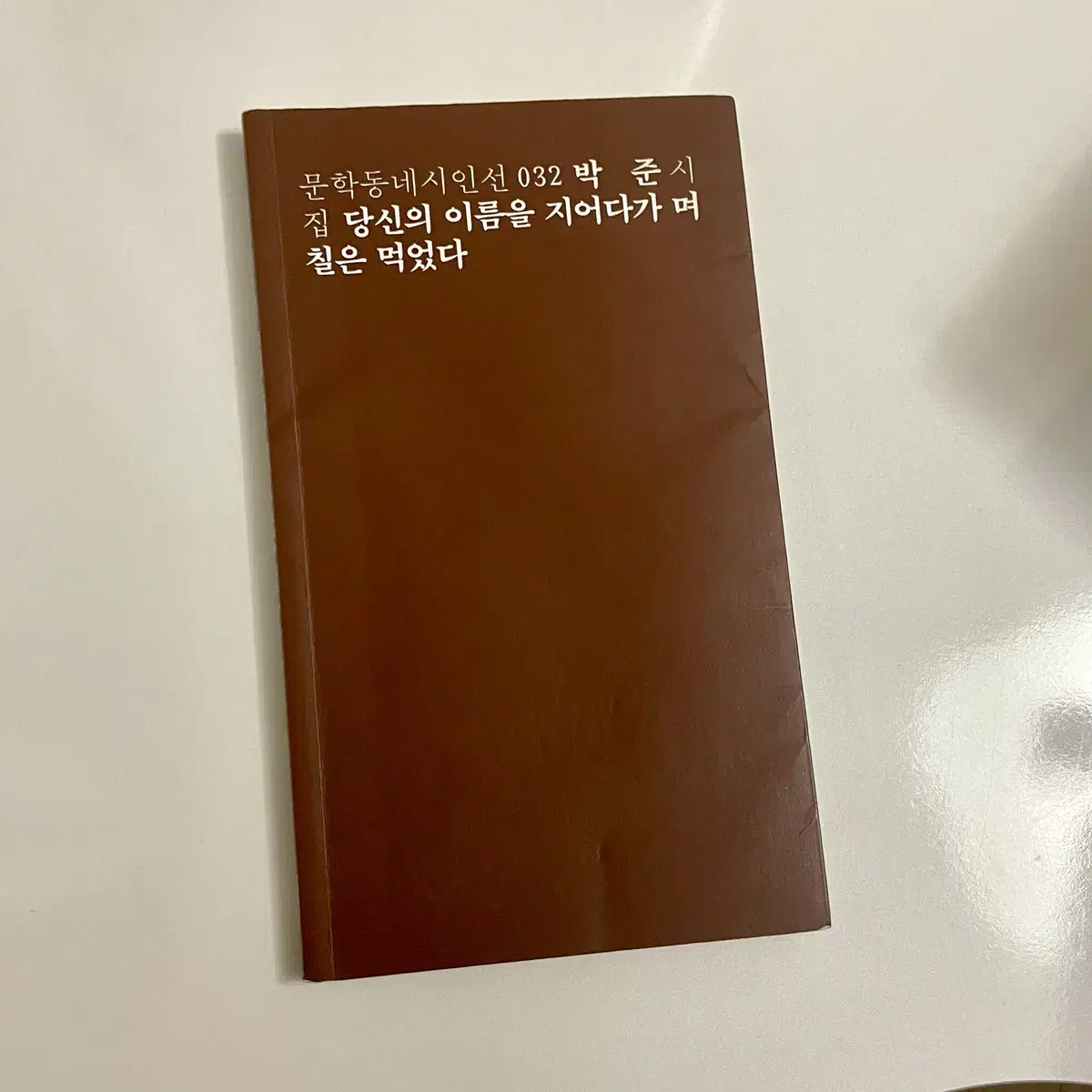 당신의 이름을 지어다가 며칠은 먹었다 박준 시집