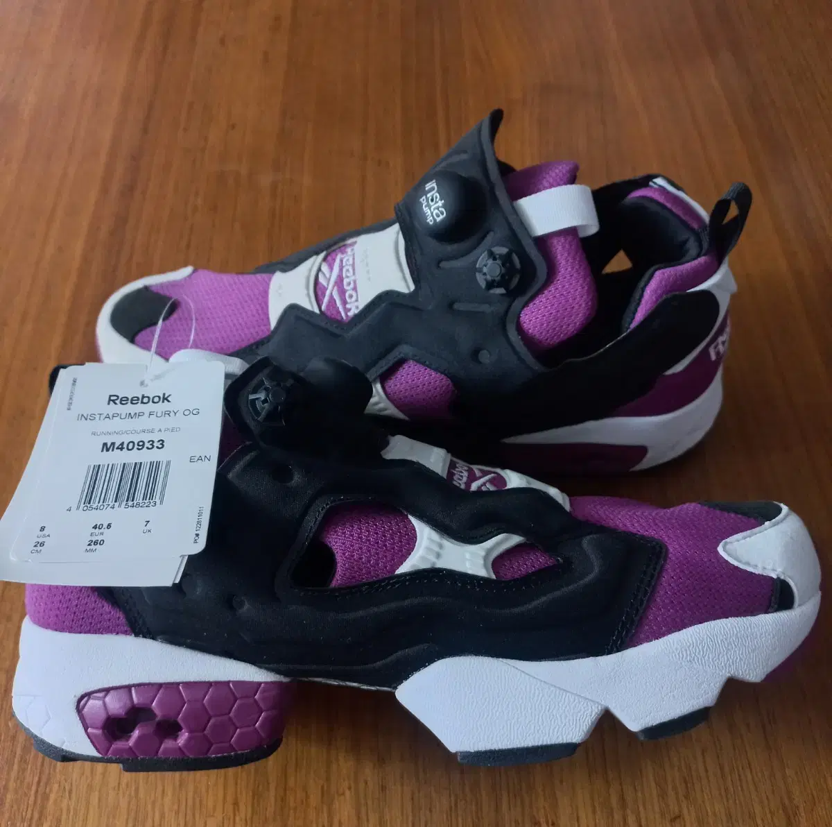 Reebok INSTAPUMP FURY OG 료코퓨리 260 새상품 판매