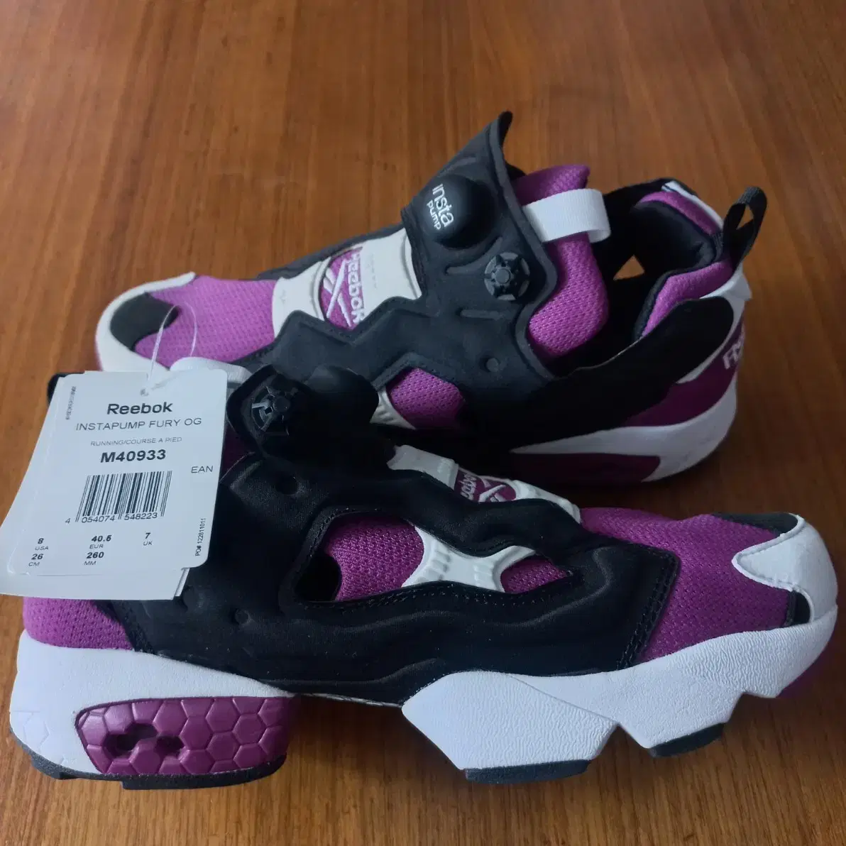 Reebok INSTAPUMP FURY OG 료코퓨리 260 새상품 판매