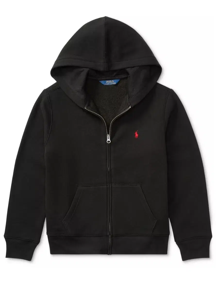 (Brand New)Polo Ralph Lauren Boys' Big Kids' Hoodie Zip-up Black XL