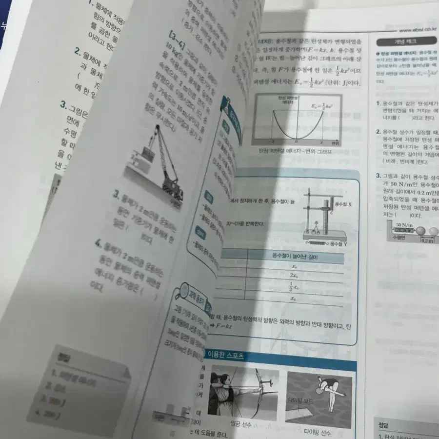 수능특강 물리학1 제본 새상품