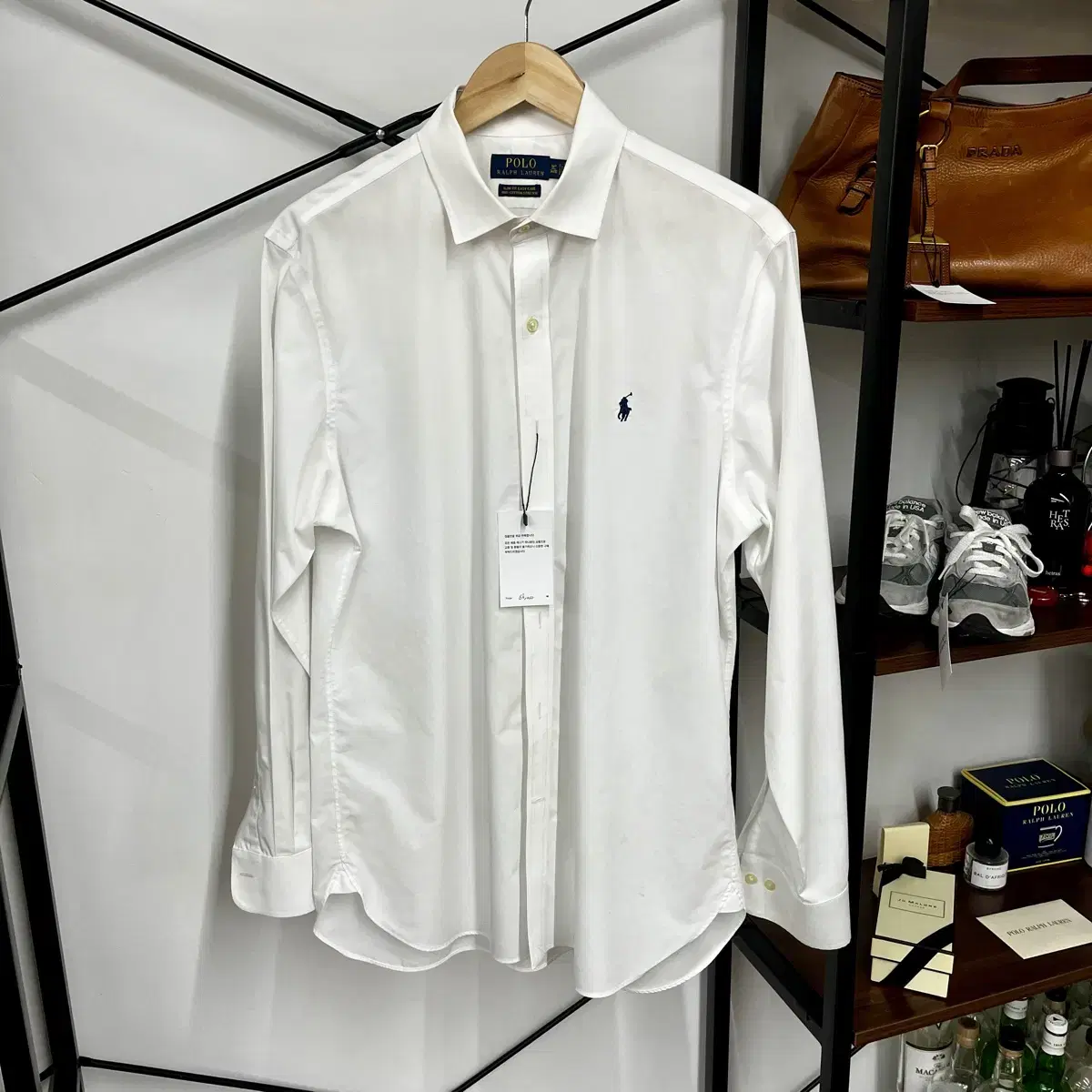 Polo Ralph Lauren White E.J.CARE Shirt 16.5