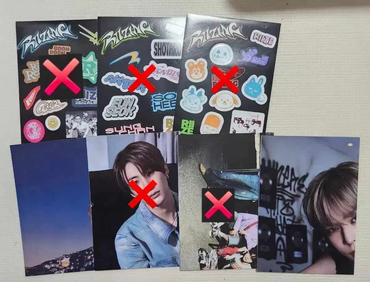 Rize album Component Film Ground sticker Boom Boom Be Combo Get A Guitar wonbin Chanyoung