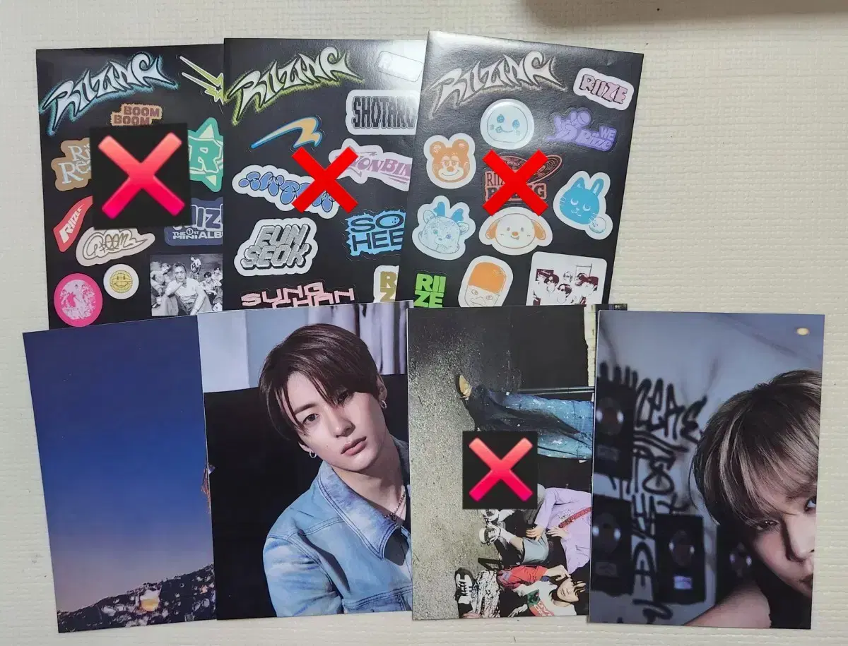 Rize album Component Film Ground sticker Boom Boom Be Combo Get A Guitar wonbin Chanyoung