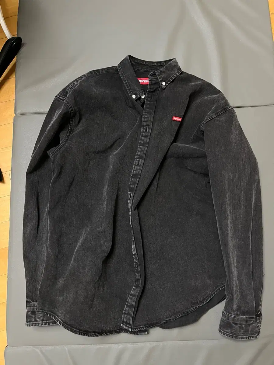 Supreme Small Box Shirt Washed Black