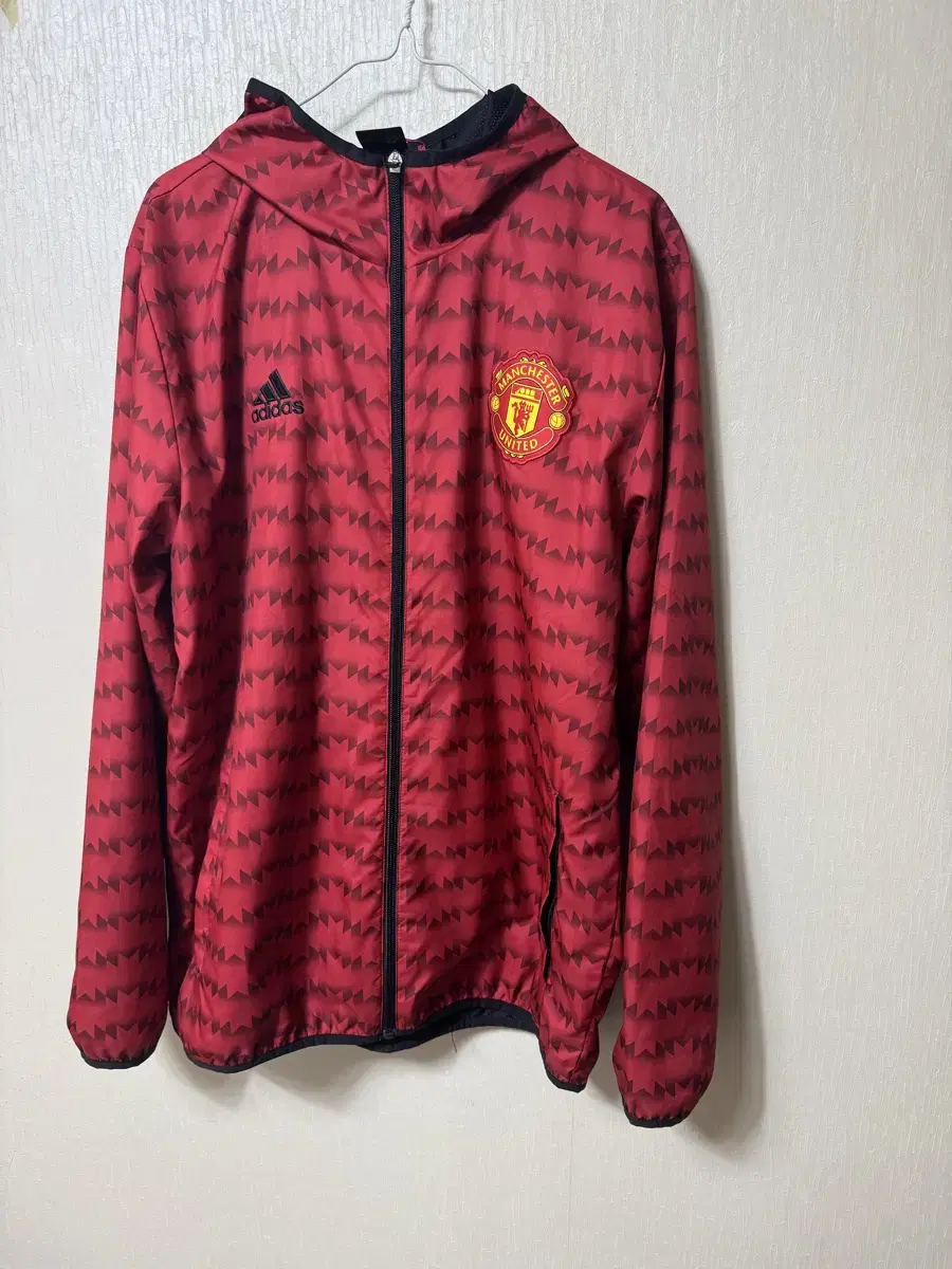 Adidas Man U Hoodie Zip Up Windbreaker 105