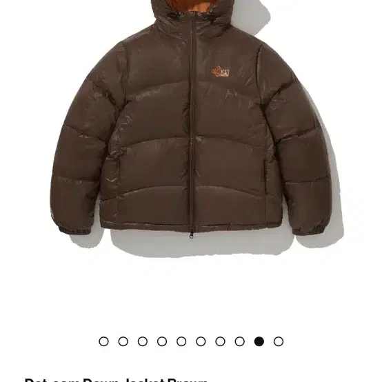 테켓 패딩 teket Dot-com Down jacket brwon