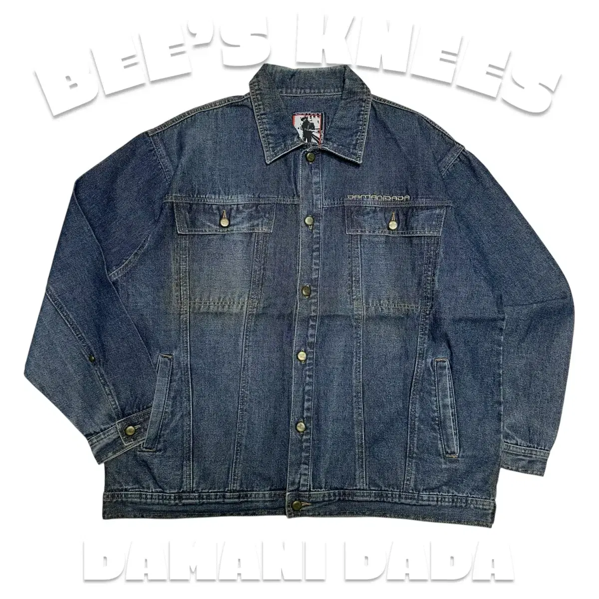 90s DAMANI DADA Damani Dada Denim Jacket