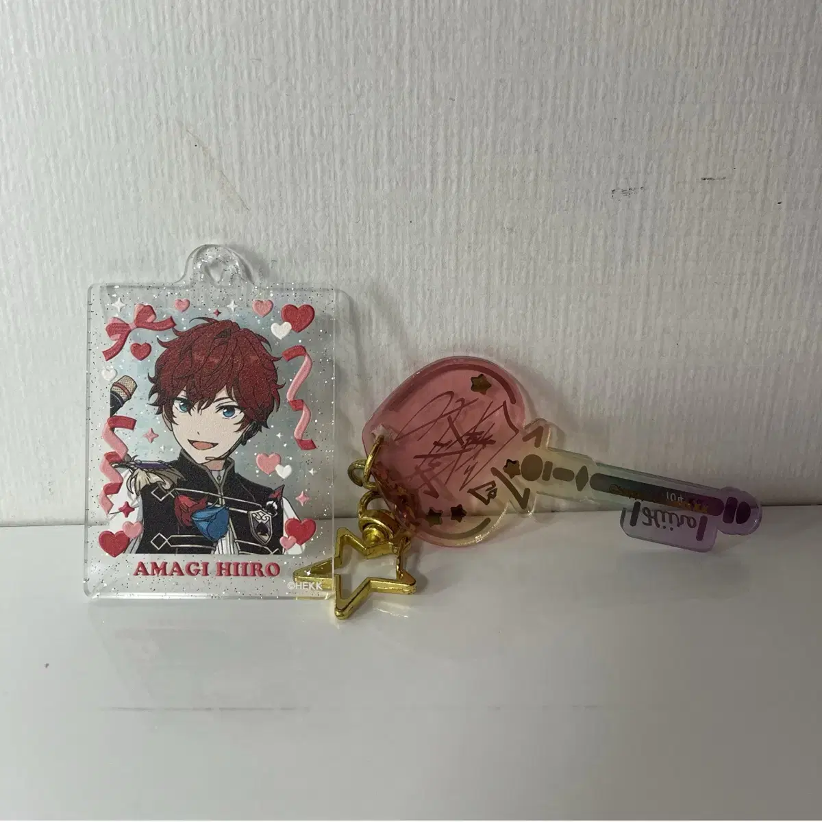 Ensemble Stars Amagi Hiiro Fukurame Key sign Keyring