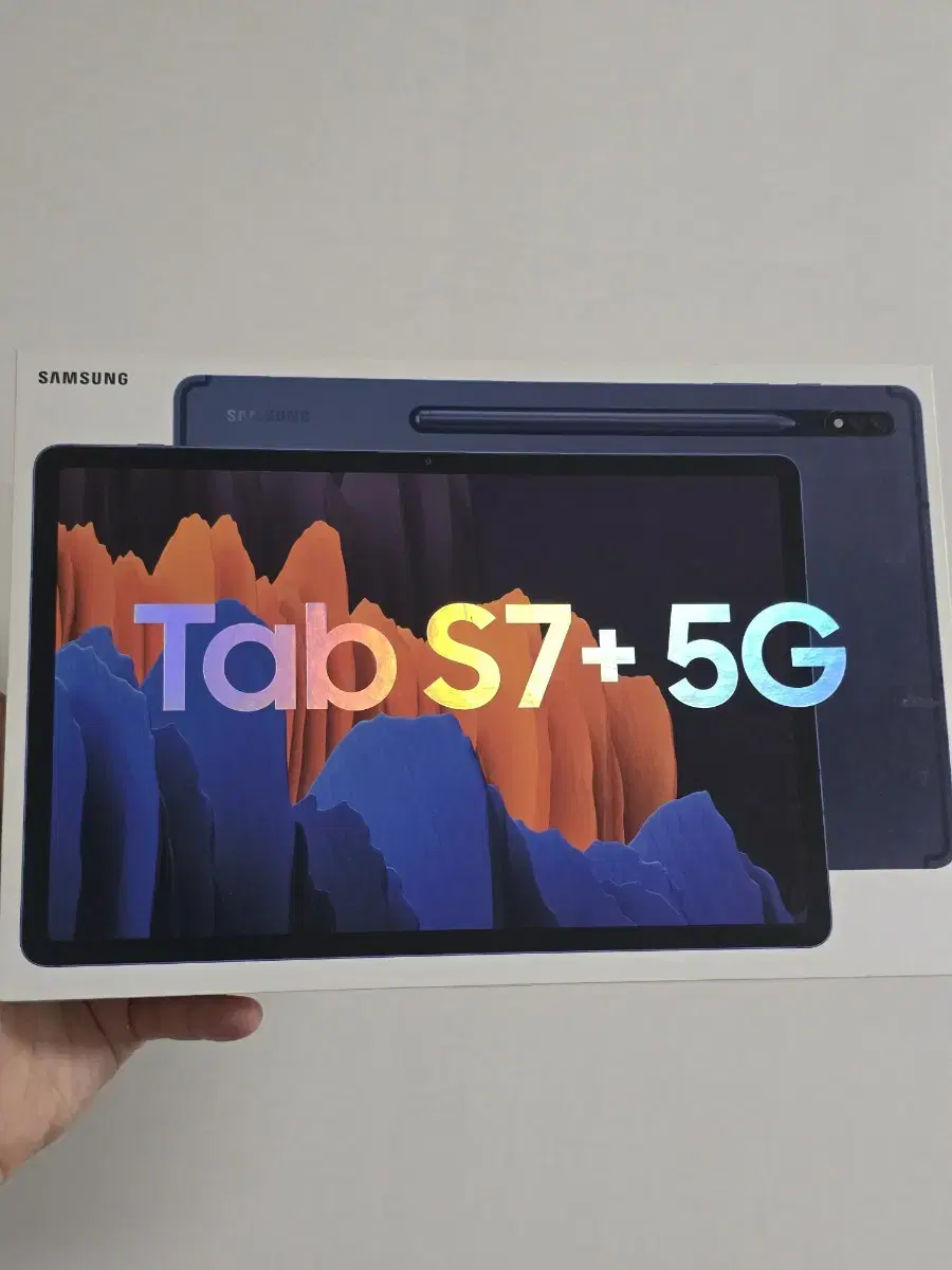 갤럭시탭S7+ 램12G 용량512G 5G 네이비 판매합니다