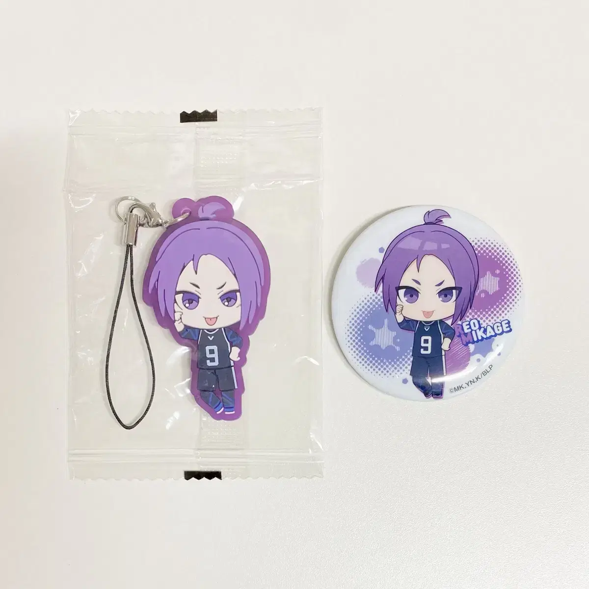 (Bulk) BLUELOCK Mikage Leo Tamamikuji Rubber Strap Can Badge keyring Gacha