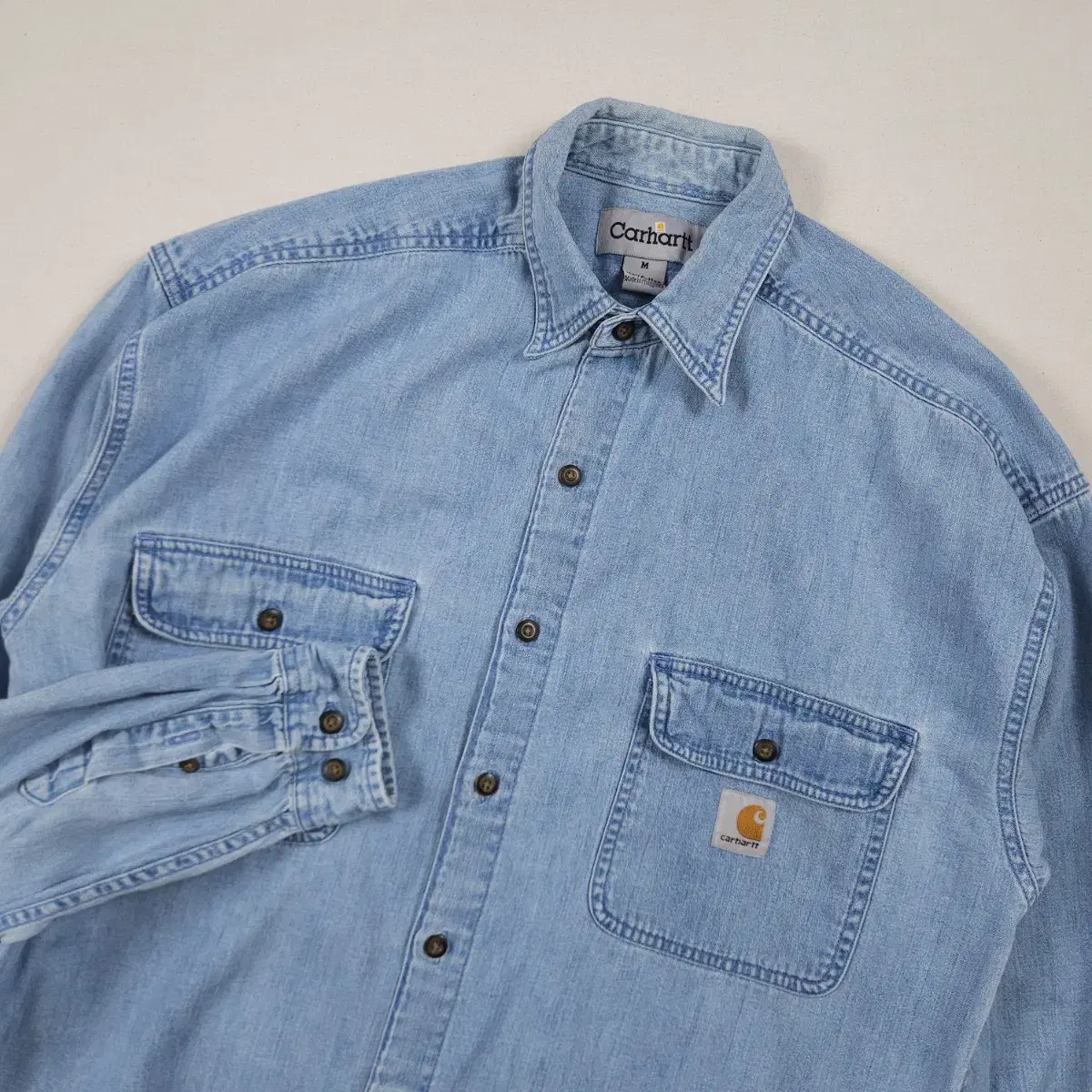 Calhart Remake Denim Shirt Light Blue (2XL)