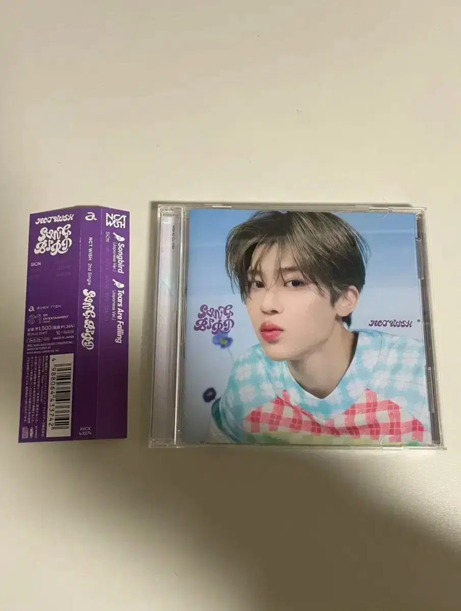 NCT Wish sion Songbird Japan Vahn Individual album unsealed Photocard X