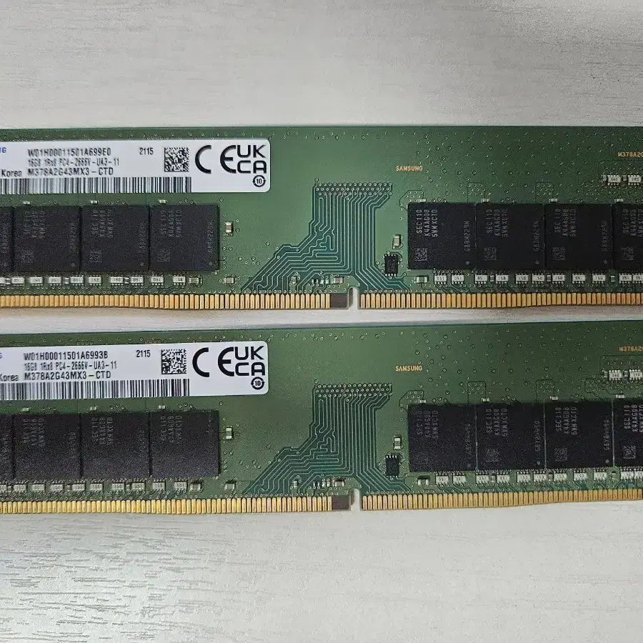 삼성 ddr4 16g 2개