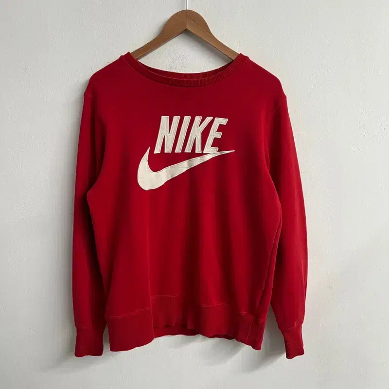 [M] Nike Big Logo Man-to-Man Red