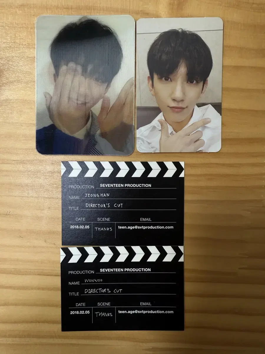 Seventeen special album Directer cut photocard