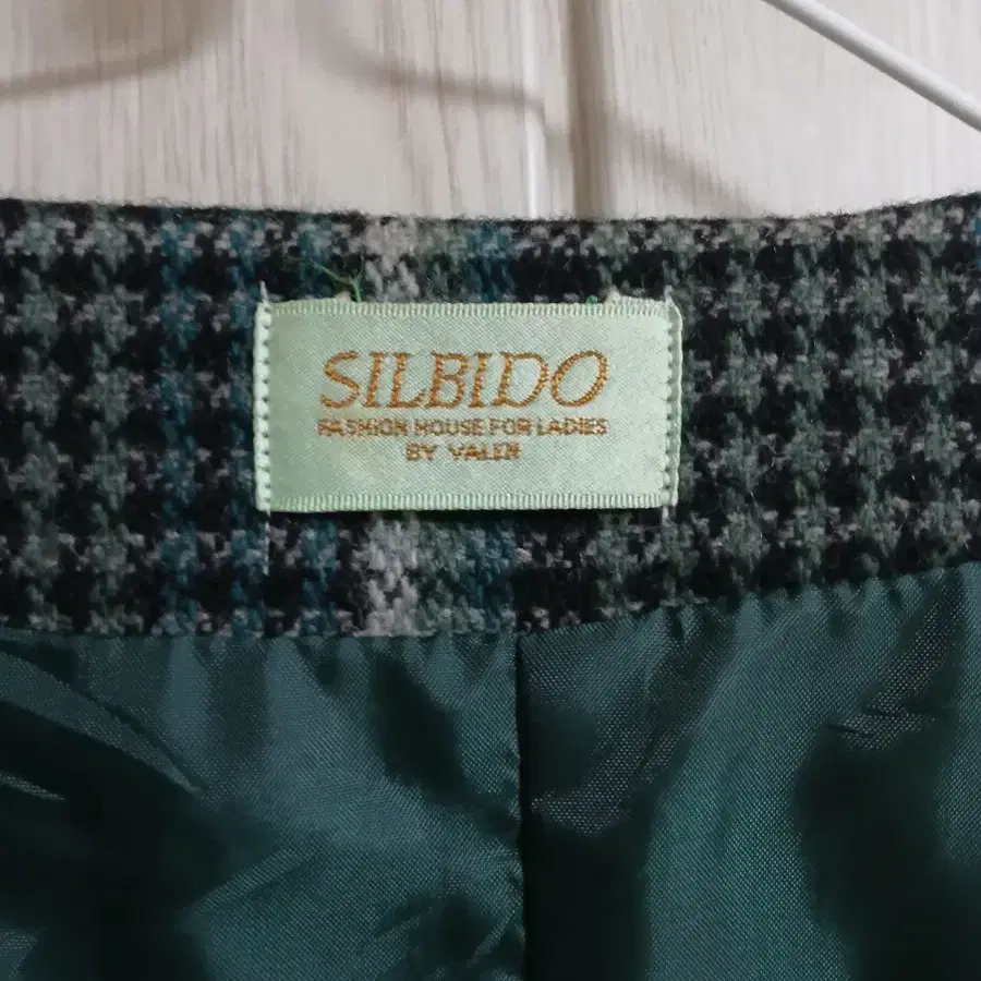 SILBIDO /수입 체크 울자켓